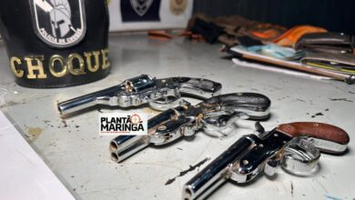 Fotos de Três pessoas são presas e três armas apreendidas na operação policial