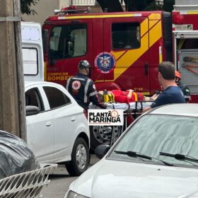 Fotos de Câmera registra carro avançando preferencial e provocando acidente em Maringá