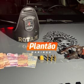 Fotos de Homem armado é baleado após troca de tiros com a Polícia Militar