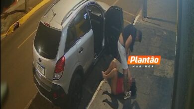 Fotos de Homem filmado agredindo namorada é preso na região