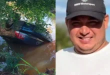 Fotos de Paraná: Corpo de homem desaparecido desde sábado é encontrado em carro submerso em rio