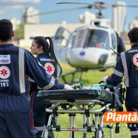 Fotos de Menino de 13 anos é socorrido de helicóptero após ser atropelado em Maringá