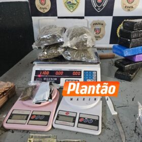 Fotos de Polícia Militar prende mulher por tráfico de drogas e apreende 20 kg de maconha em Sarandi