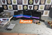 Fotos de Polícia Militar prende mulher por tráfico de drogas e apreende 20 kg de maconha em Sarandi