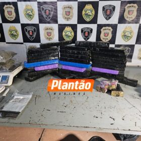 Fotos de Polícia Militar prende mulher por tráfico de drogas e apreende 20 kg de maconha em Sarandi