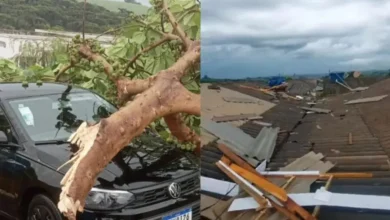 Fotos de Tempestade causa destruição em município do Paraná; assista