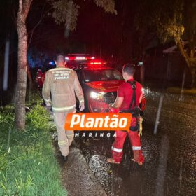 Fotos de Adolescente é resgatado após ser surpreendido por tromba d'água em Maringá