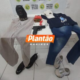 Fotos de Adolescentes são apreendidos por roubo de veículo em Maringá