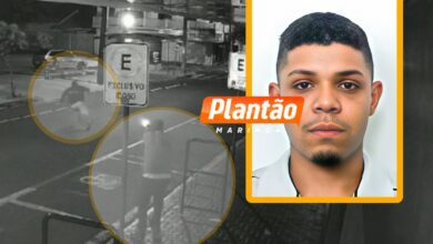 Fotos de Câmera registrou homem sendo executado a tiros na frente da esposa e do filho em Sarandi