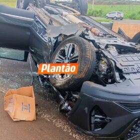 Fotos de Capotamento no Contorno Norte deixa três mulheres feridas em Maringá