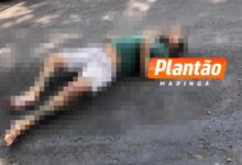 Fotos de Homem é executado a tiros no Contorno Sul de Maringá