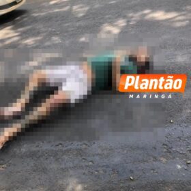 Fotos de Homem é executado a tiros no Contorno Sul de Maringá