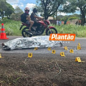 Fotos de Homem é executado a tiros no Contorno Sul de Maringá em plena luz do dia – câmera registrou parte do crime