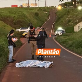 Fotos de Homem é executado com tiros na cabeça, em Maringá