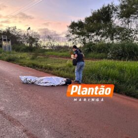 Fotos de Homem é executado com tiros na cabeça, em Maringá