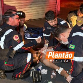 Fotos de Homem encontrado com facada no peito na porta de igreja em Maringá morre no hospital