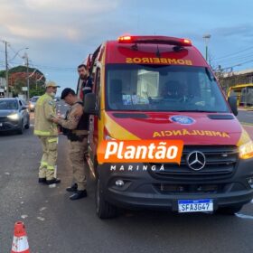 Fotos de Homem é intubado e socorrido em estado gravíssimo após acidente em Maringá