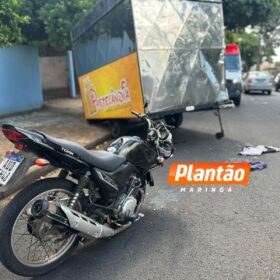 Fotos de Motociclista é socorrido em estado grave após acidente em Maringá