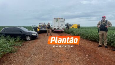 Fotos de Piratas do asfalto de Maringá e Sarandi trocam tiros com a policia na Zona Rural; um morreu e quatro foram presos