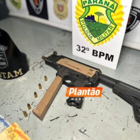 Fotos de Polícia Militar apreende submetralhadora fabricada com impressora 3D em Sarandi