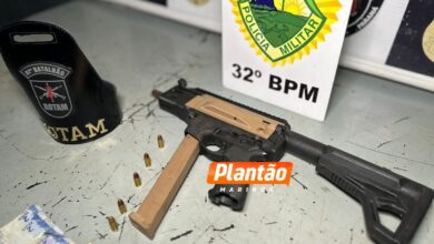 Fotos de Polícia Militar apreende submetralhadora fabricada com impressora 3D em Sarandi