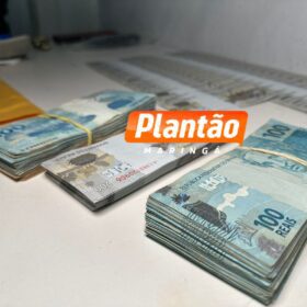 Fotos de Polícia Militar recupera caminhonete furtada e encontra R$ 50 mil escondidos no veículo em Maringá