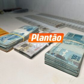 Fotos de Polícia Militar recupera caminhonete furtada e encontra R$ 50 mil escondidos no veículo em Maringá