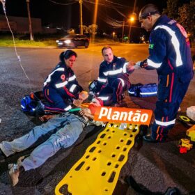 Fotos de Ciclista é intubado após ser atropelamento em Maringá