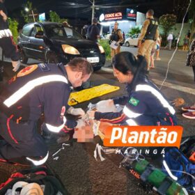 Fotos de Ciclista é intubado após ser atropelamento em Maringá