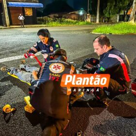 Fotos de Ciclista é intubado após ser atropelamento em Maringá