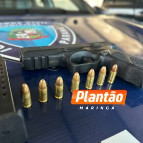 Fotos de Homem é preso com pistola 9mm em Sarandi e confessa usar arma para cometer assaltos