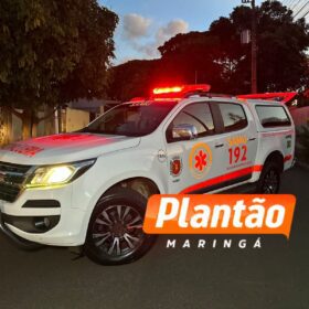 Fotos de Idoso é socorrido em estado grave após acidente de trânsito em Maringá