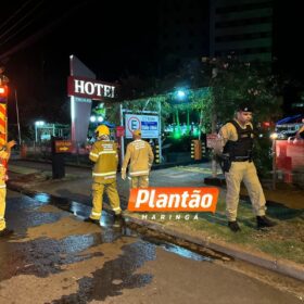 Fotos de Incêndio no hotel Thomasi em Maringá deixa 13 feridos, um em estado gravíssimo