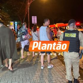 Fotos de Incêndio no hotel Thomasi em Maringá deixa 13 feridos, um em estado gravíssimo