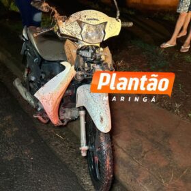 Fotos de Motociclista fica gravemente ferido em acidente de trânsito em Maringá