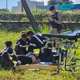 Fotos de Suspeito de tráfico fica ferido em acidente durante perseguição policial em Maringá