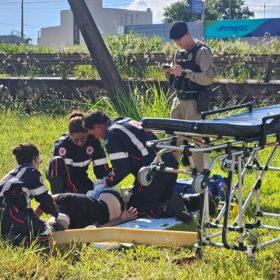 Fotos de Suspeito de tráfico fica ferido em acidente durante perseguição policial em Maringá