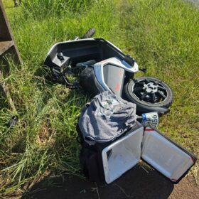 Fotos de Suspeito de tráfico fica ferido em acidente durante perseguição policial em Maringá