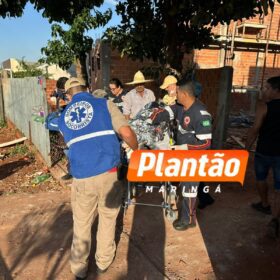 Fotos de Trabalhador sofre queda em obra e é socorrido com ferimentos grave em Maringá