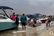 Fotos de Vídeo mostra briga generalizada entre banhistas na prainha de Porto Rico