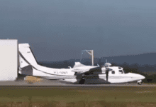 Fotos de Avião de empresário de Maringá faz pouso forçado de barriga no Aeroporto de Sorocaba e não há feridos