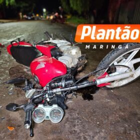 Fotos de Colisão frontal entre motos deixa dois feridos em Sarandi