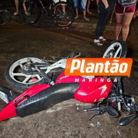 Fotos de Colisão frontal entre motos deixa dois feridos em Sarandi