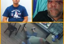 Fotos de Homem preso após agressão brutal a ex-colega de trabalho em Maringá, presta depoimento e conta outra história