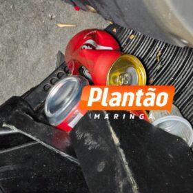 Fotos de Câmera registra acidente com motorista suspeito de estar embriagado em Maringá