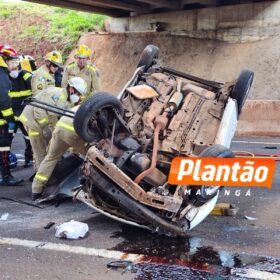 Fotos de Pai e mãe morrem e filho de 4 anos fica em estado grave após acidente no Contorno Norte em Maringá