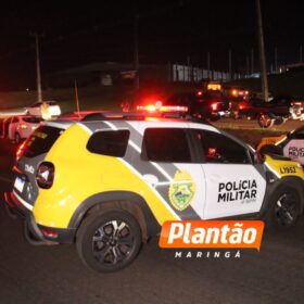 Fotos de Assaltante rouba carro em Maringá e morre em confronto com a Choque após perseguição