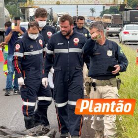 Fotos de Homem morre atropelado por carreta na BR-376, em Sarandi