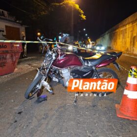 Fotos de Jovem morre em acidente de moto ao colidir contra caçamba em Maringá