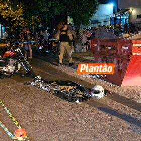 Fotos de Jovem morre em acidente de moto ao colidir contra caçamba em Maringá